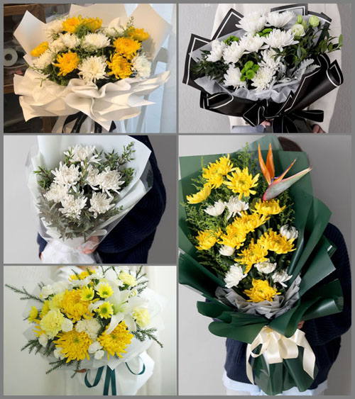 广东广州市白云区钟落潭镇黎家塘村白事花束代送